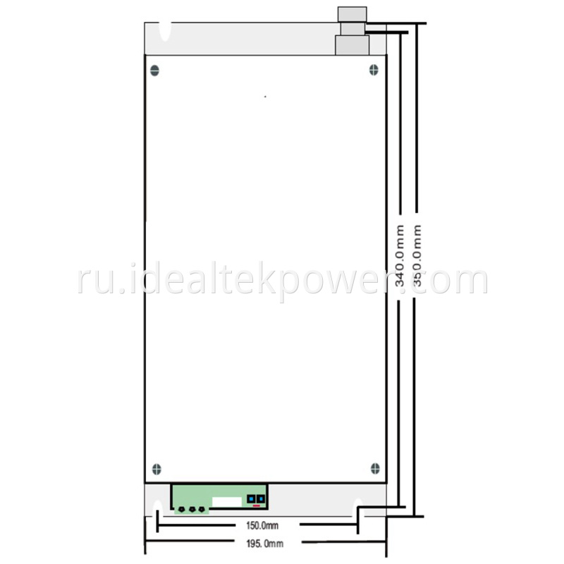 HV Power Module Physical Drawing - CCP1000